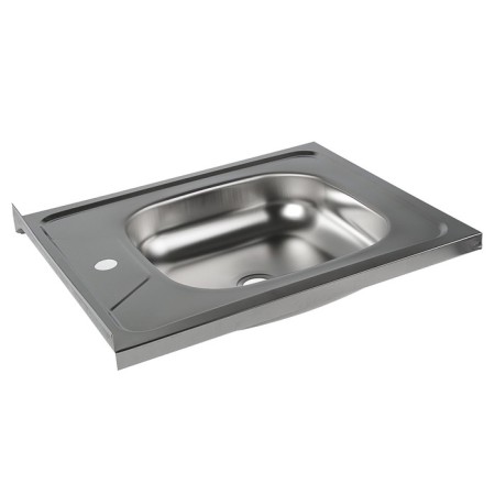 Kitchen sink "Vladix", invoice, without siphon, 50x60 cm, stainless steel 0.4 mm-1