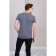 Male T -shirt, size 44, color gray melange