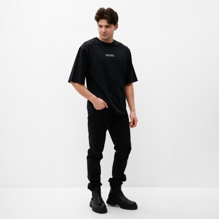 Men's T -shirt MIST CULTURA, size 56, black-1