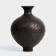 Vase for flowers decorative art color black 20 x 14 x 14 cm