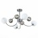 Ceiling EVOLUCE lamp. Sle220912-08. FORMAE. 8x5 watts, G9, 4000k, 79x79x38 cm, chromium color