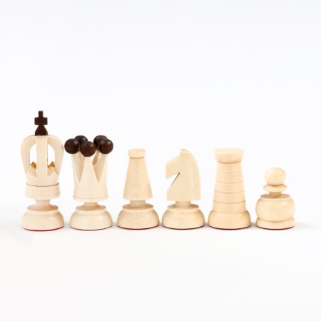 Chess Polish Wooden Big Madon "Royal", 31 x 31 cm, King H-6.5 cm-6