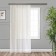 Witerra curtain with embossing a monogram 500x260cm, milk, veil, PE100%