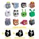 A set of figures Robloox Core S2 in an egg with accessories, 4 pcs, 6+, mix
