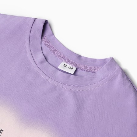 T -shirt Children's Minaku Lavender color, height 146 cm-6