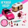 Game set "Traveler" a car with a trailer, helicopter, dolls, accessories