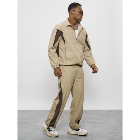 Sports suit men's, size 52, beige color-20