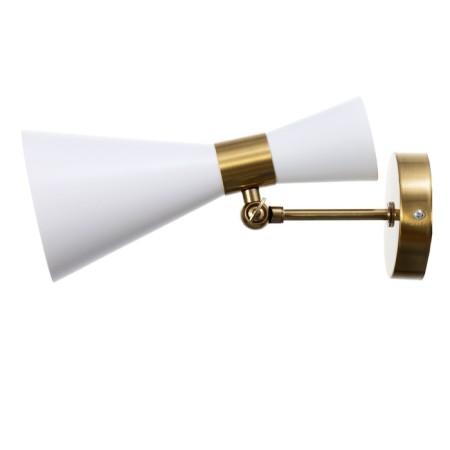 Sconces "Bianca" 1he27 40W white-gold 12x26x26 cm-3