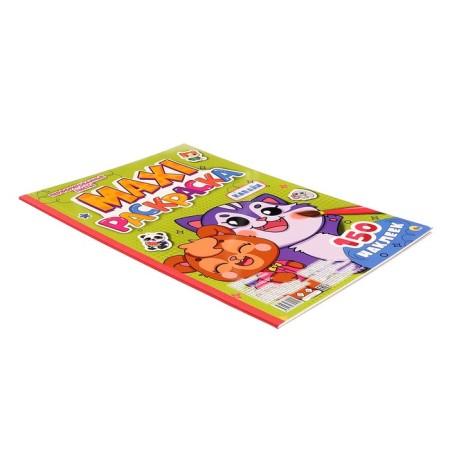 Maxi-coloring with Kawaii stickers-1