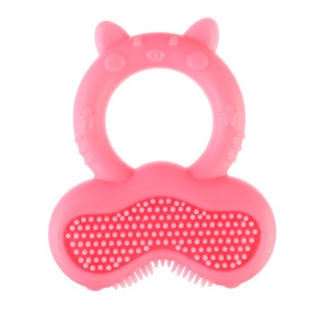 Silicone teething "cat", massager, color mix, crumb I-1