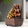 The desktop fountain from the Ganesh network at the waterfall with lotuses 20x16x13 cm