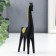 Polystone souvenir "Black horse with a golden mane" 15x2.5x5 cm