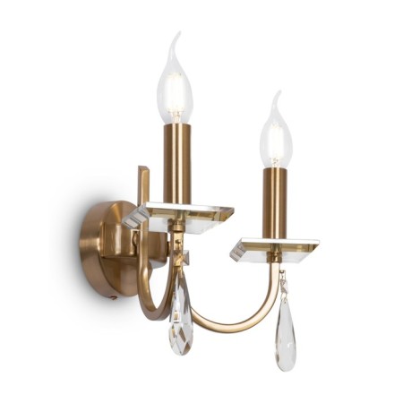 Bra Freya FR1006WL-02G Forte, 305x190x200 mm, E14, 2x40W, brass color
