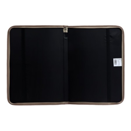 Folder for drawings and drawings for artists A3, 450 x 320 x 30 mm, handles, frame, with pocket, brown/beige, estado-4