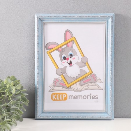 Photo frame Plastic "Babylon" 21x30 cm, blue