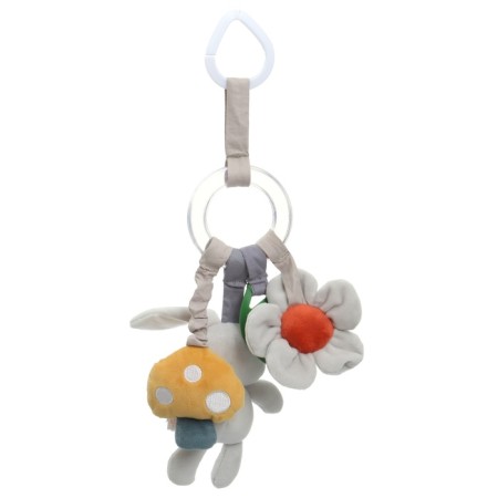 Suspension - Bonnie Bunny rattle, gap, squeak, rursing, on a crib, stroller, crumb me-11