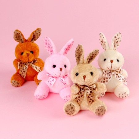 Soft toy "The most beautiful", bunny, color mix-3