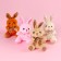 Soft toy "The most beautiful", bunny, color mix