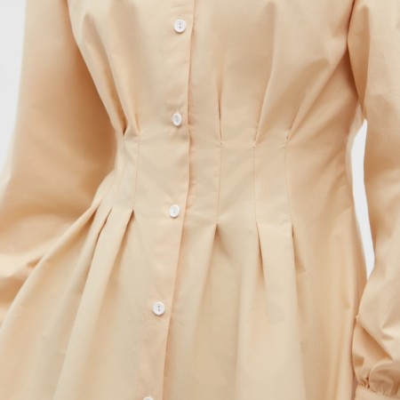 Female Lengated Minaku: Casual Collection Beige Color, Rr. 44-4