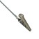 A set of clamps for papers and wood business cards, 5 pieces