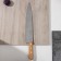 Kitchen Carbon Knock, blade 30 cm, with a wooden handle