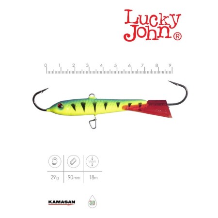 Balancir Lucky John Classic 9, 9 cm, color 36rt-1