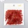 Beads for creativity plastic "Crystal with wine faces" set of 20 grams 0.4x0.6x0.6 cm