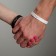 Silicone bracelets "Demetrons" Creation, Black and white color, 18.20 cm