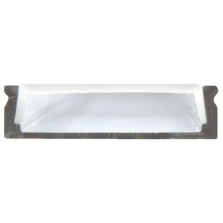 Aluminum profile General, 6x24 mm, invoice, 2 m, matte Divator, accessories-1