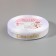 Kapron tape with embossing "Thank you", 15 mm, 23 ± 1 m, white/gold color