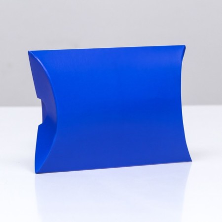 The box is folding, pillow, blue, 15 x 11 x 3 cm,