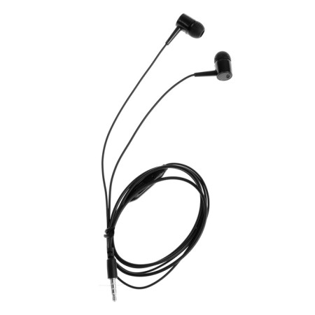 Headphones D21, wired, vacuum, microphone, 1 m, jack 3.5 mm, black-1