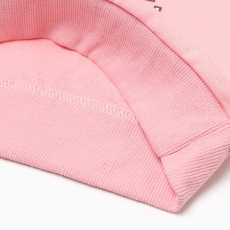 Sweatshirt for girls, light pink color, height 146-152 cm-3