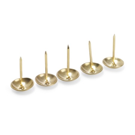 Tundra nails, decorative, 10x18.5 mm, gold, 100 pcs-11