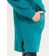 Sweatshirt for girls, height 134 cm, emerald color