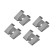 Maunfeld CVI594SF2BG Lux, induction, 4 burners, sensor, beige.