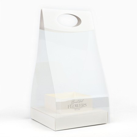 Box Gift folding carrion for colors, packaging, "Cleanliness", 20 x 20 x 4 cm-3