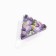 Box for confectionery products with PVC Lid "hydrangea", 18 x 3 cm