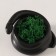 Souvenir mini "snake" twisted with moss 4*7*4 cm black (moss is green stabil)