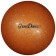 The ball for rhythmic gymnastics Grace Dance, D = 16.5 cm, orange color with brilliance