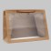 Gift package with a window, craft, 60 x 45 x 35 cm