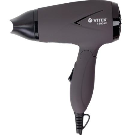 Vitek VT-1306 hairdryer, folding, 1200 W, 2 modes, 1 nozzle, cord 1.8 m-1