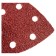 The triangle grinding bison 35583-040, perforated, P40, 93 x 93 x 93 mm, 5 pcs.