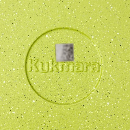 Trendy Style pan, 4 l, glass cover, anti -stick coating, green color-5