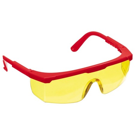Glasses Protective Zubrov Spectrum 5 110329, open type, additional lateral protection, yellow