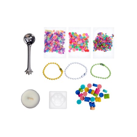 Set for experiments "Create a keychain", a cat's foot from a wax with your own hands-3