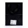Gift package, with a window, 20 x 15 x 10 cm, black
