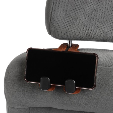 The hook on the head restraint is double, brown-1