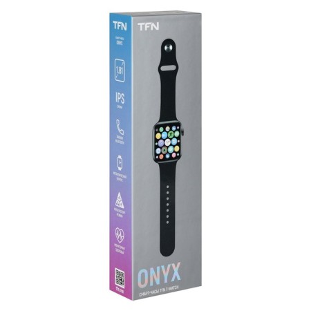 Smart watch T-Watch ONYX, 1.81 ", AMOLED, IP65, BT5.0, notifications, pulsometer, stepomer, black-5
