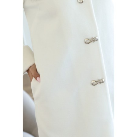Female coat, size 42, white color-2